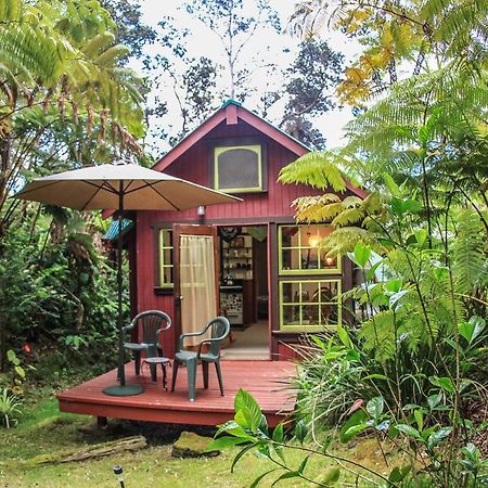 Ferny Hollow: Romantic Rainforest Cottage Volcano Eksteriør bilde