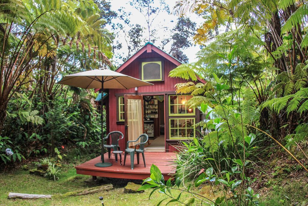 Ferny Hollow: Romantic Rainforest Cottage Volcano Eksteriør bilde