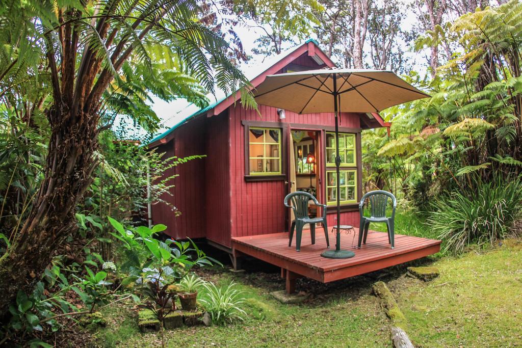 Ferny Hollow: Romantic Rainforest Cottage Volcano Eksteriør bilde